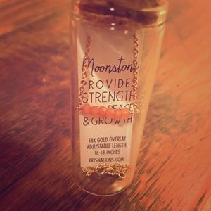 *New* Kris Nations Moonstone 18K Gold Necklace